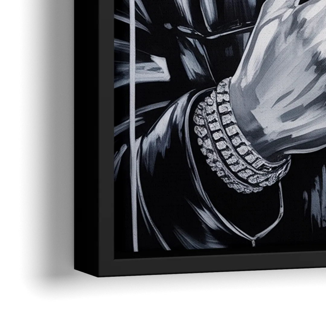 Certified Mood 2.0 - Close-Up Black Frame Canvas