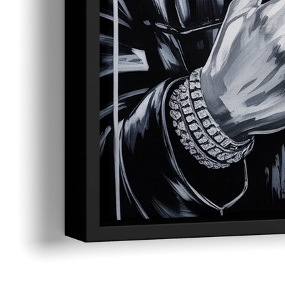 Certified Mood 2.0 - Close-Up Black Frame Canvas