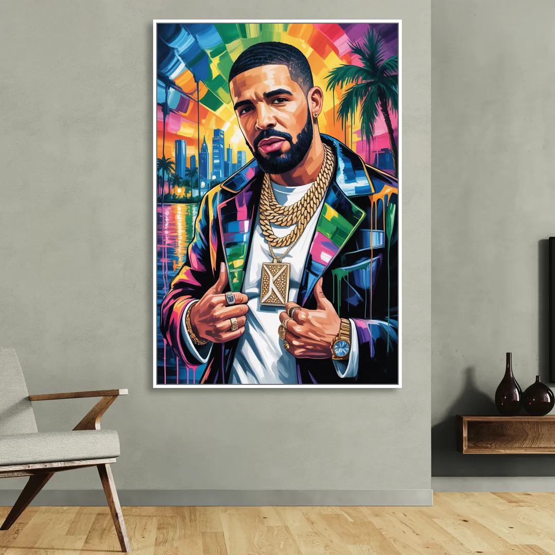 Certified Mood Living Room - White Canvas Wall Art