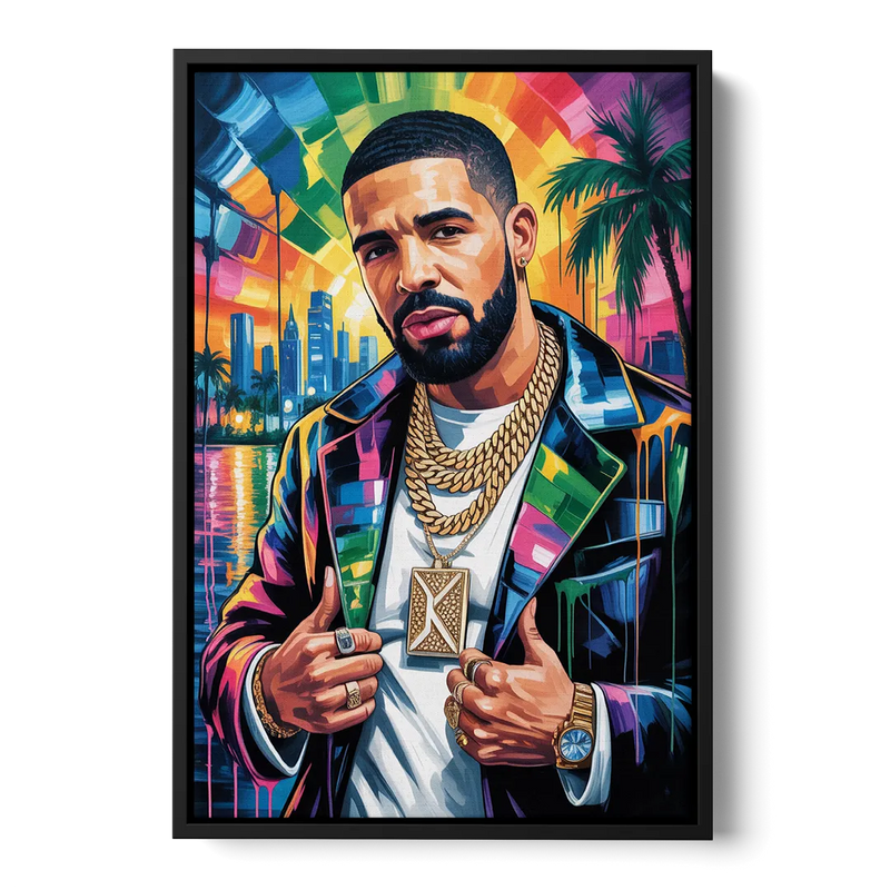 Certified Mood Front - Black Canvas Wall Art