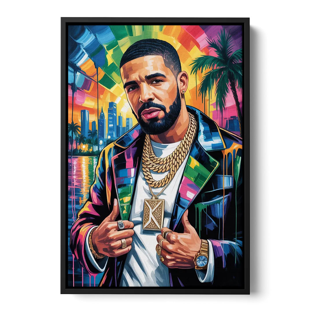Certified Mood - Black Frame Canvas