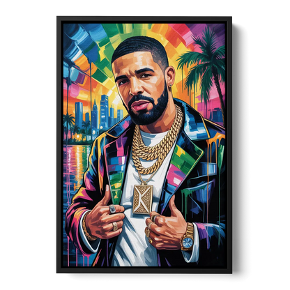Certified Mood - Black Frame Canvas