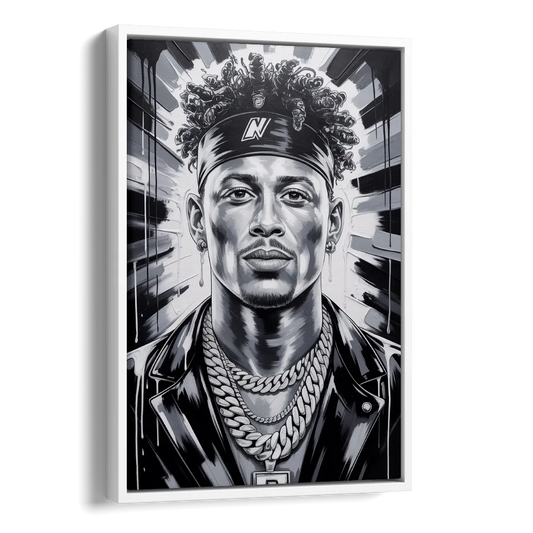 Champion Side - White Canvas Wall Art