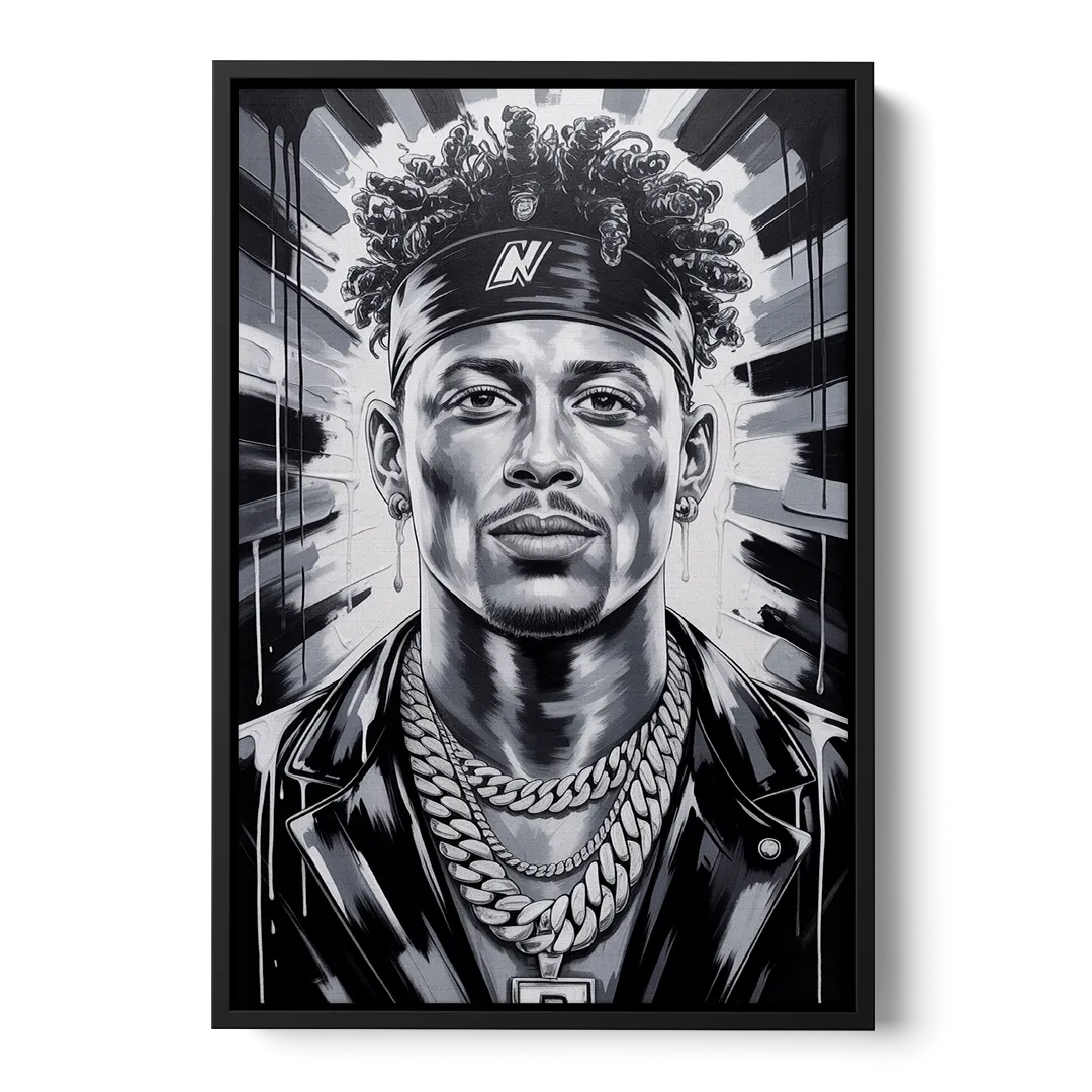 Champion - Black Frame Canvas
