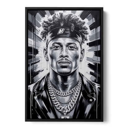 Champion - Black Frame Canvas