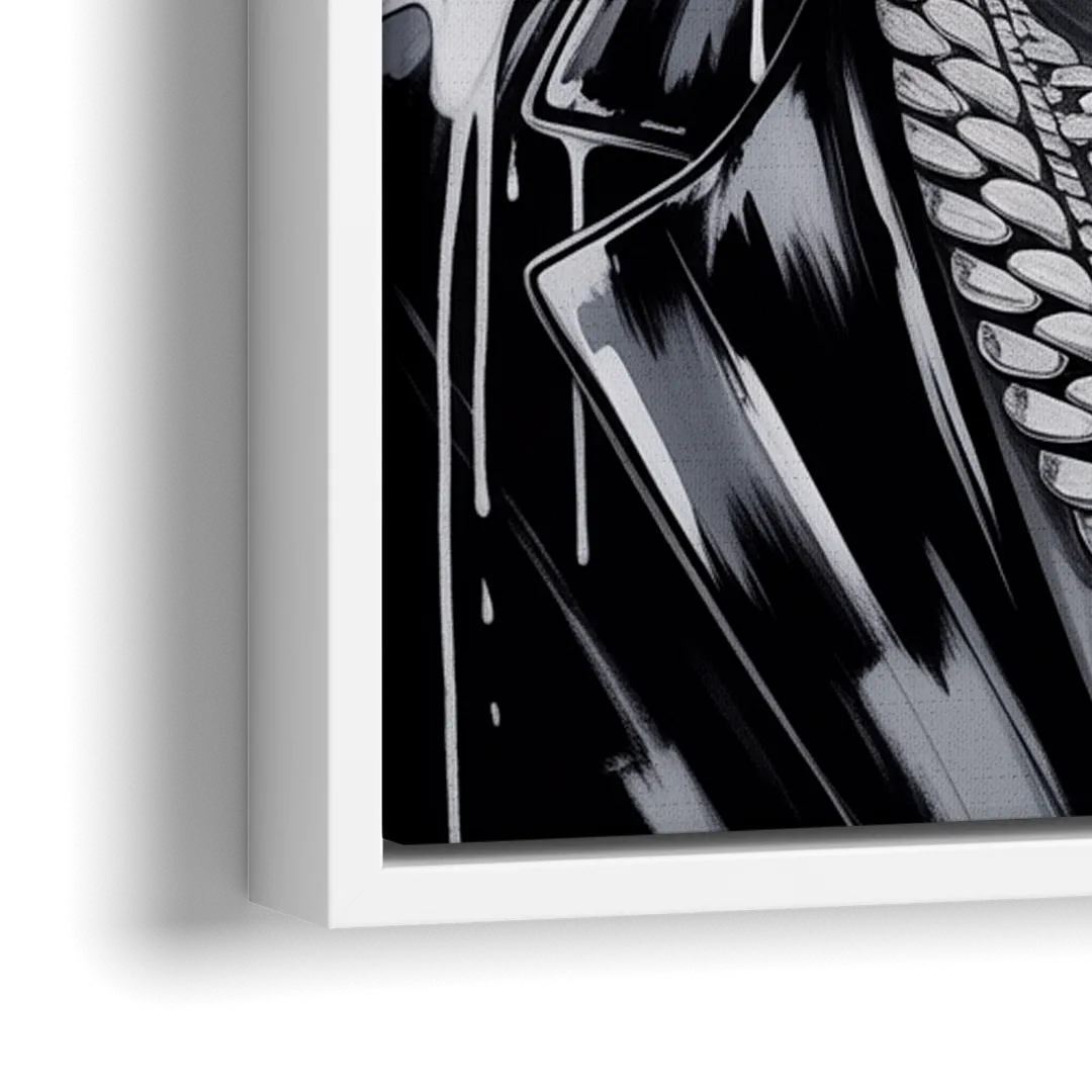 Champion - Close-Up White Frame Canvas