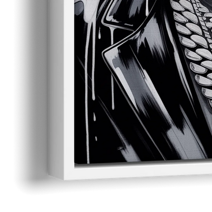 Champion - Close-Up White Frame Canvas