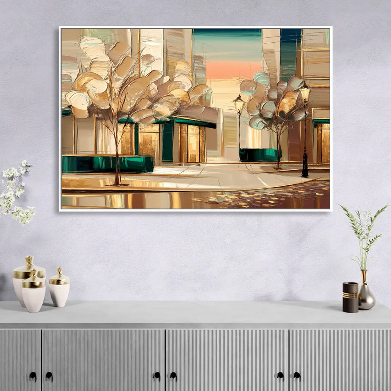 Chandler Artistic Vibes Living Room - White Canvas Wall Art