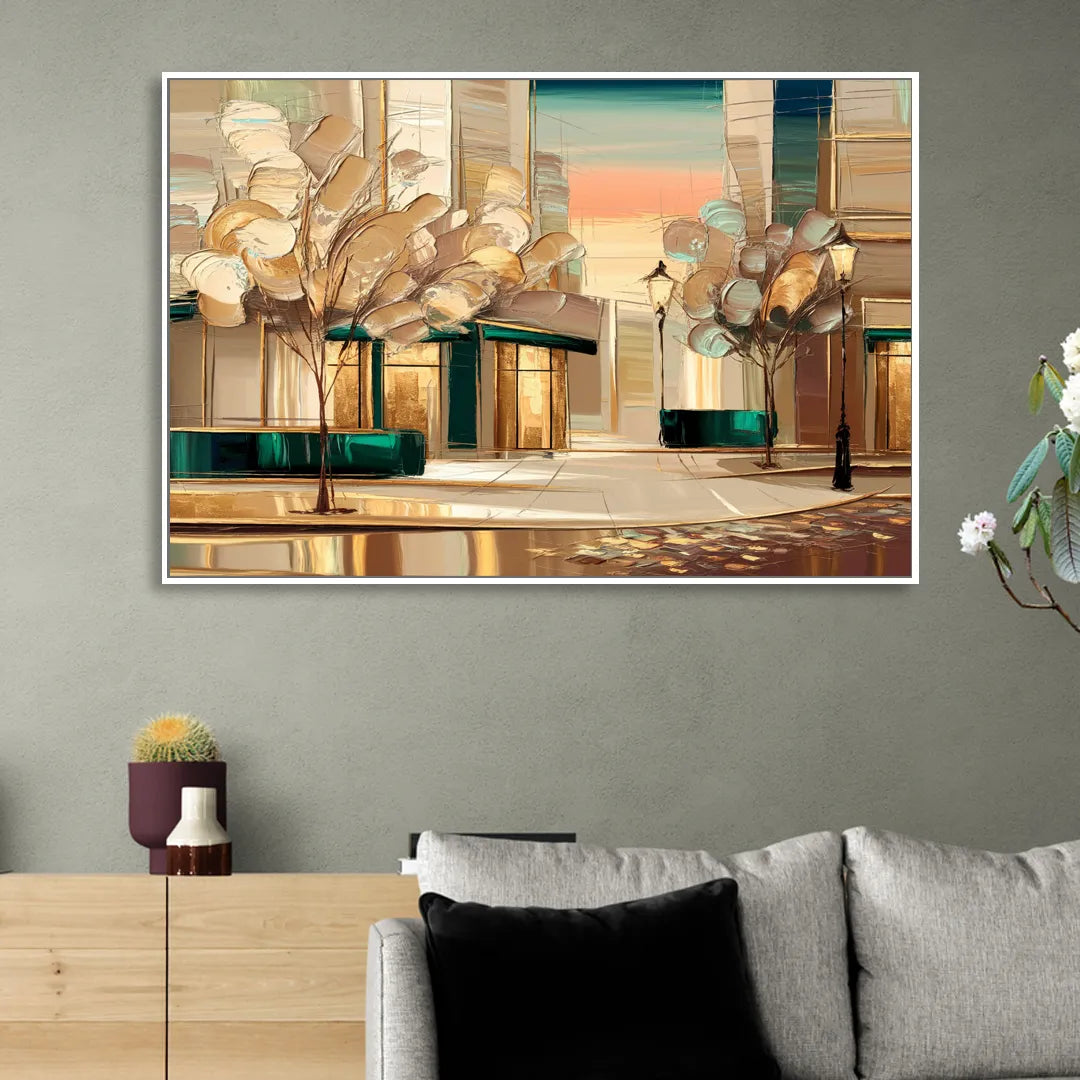 Chandler Artistic Vibes Sitting Room - White Canvas Wall Art
