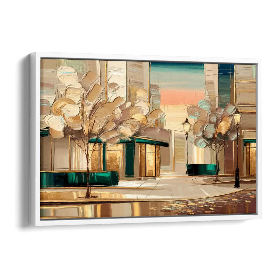 Chandler Artistic Vibes Side - White Canvas Wall Art