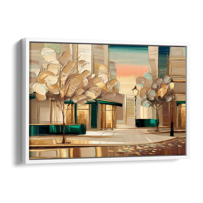 Chandler Artistic Vibes Side - White Canvas Wall Art