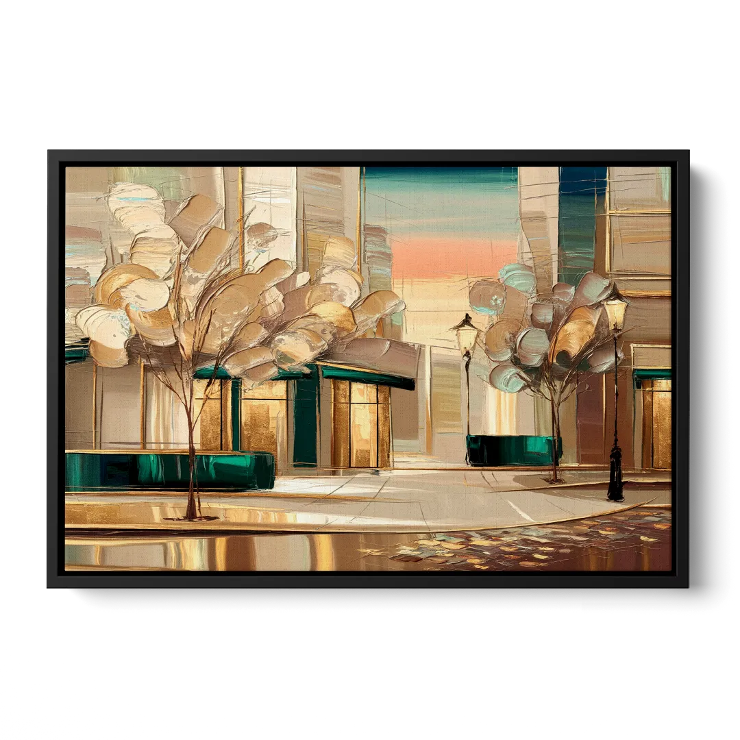 Chandler Artistic Vibes Front - Black Canvas Wall Art