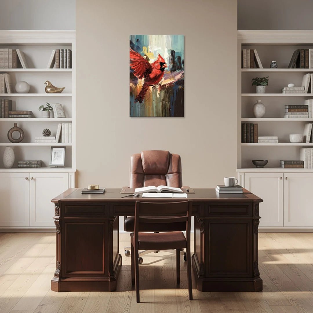 Chandler Cardinals Fan Art - Canvas Wall Art - Office - 24x36