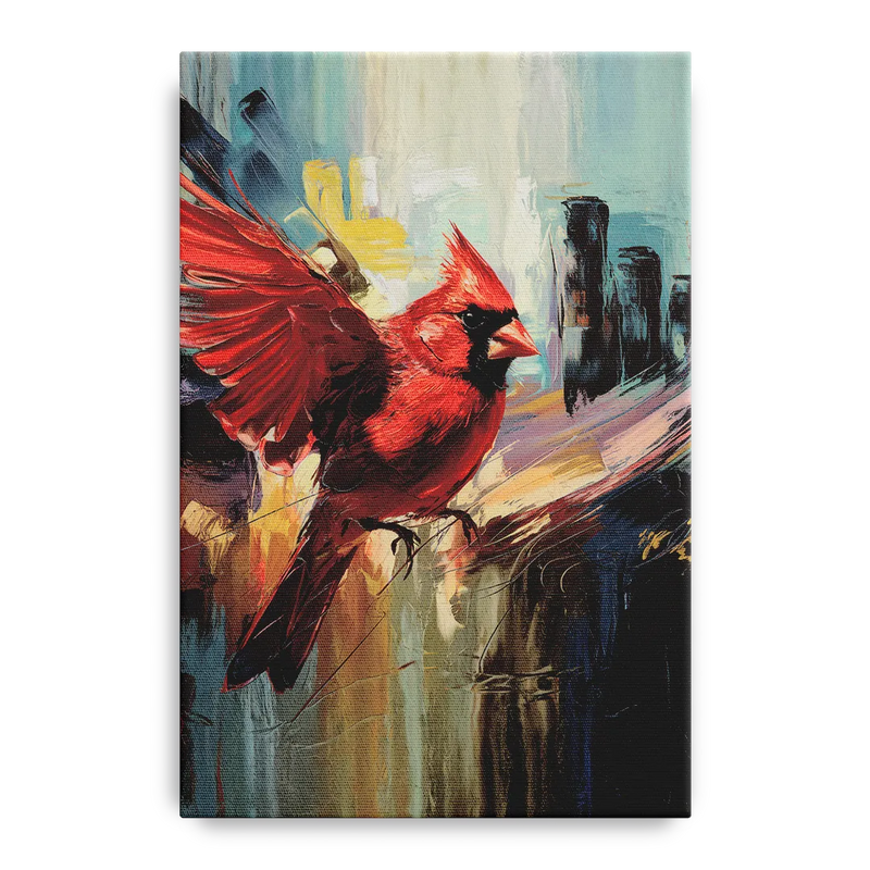 Chandler Cardinals Fan Art Front - Canvas Wall Art