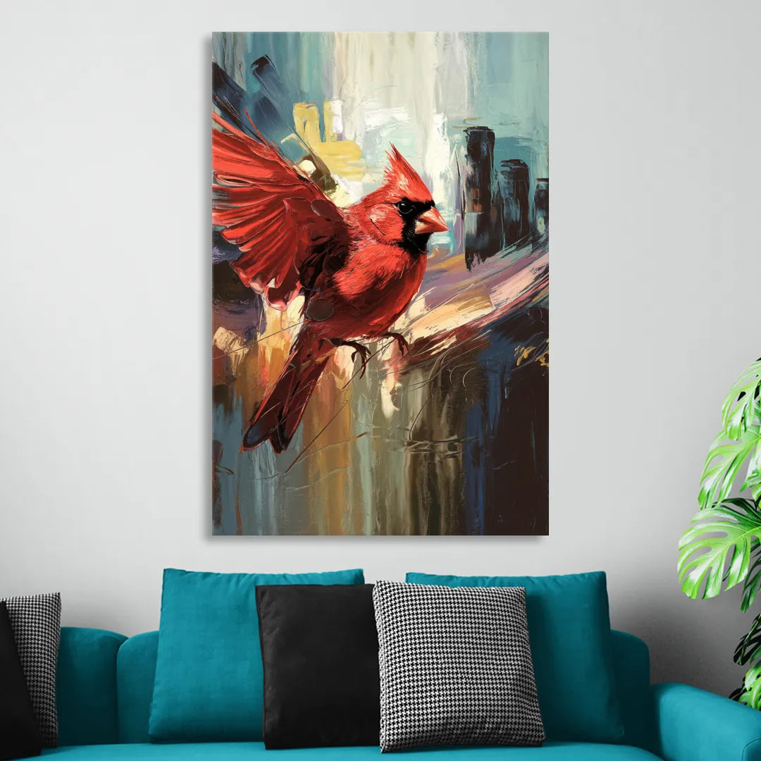 Chandler Cardinals Fan Art Sitting Room - Canvas Wall Art