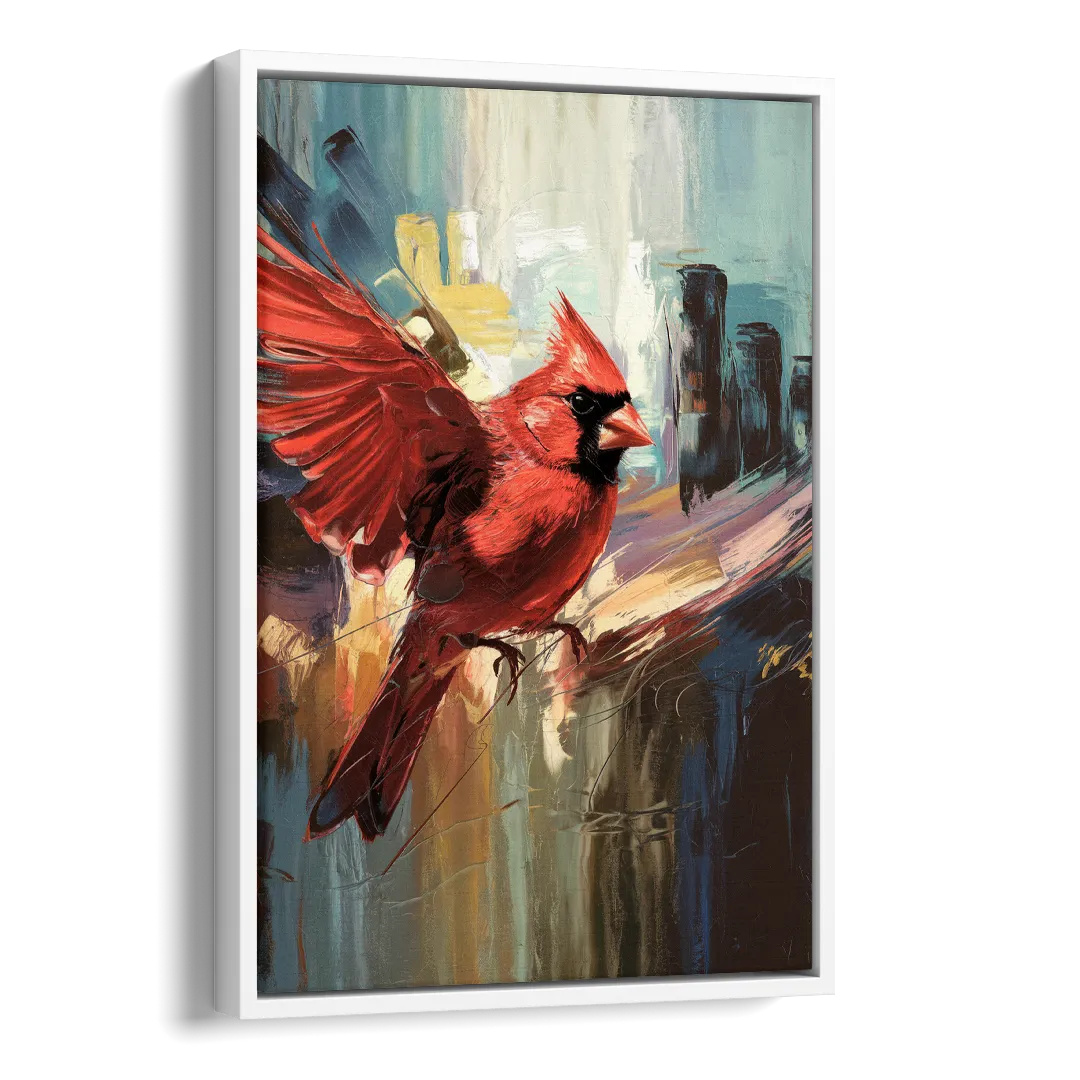 Chandler Cardinals Fan Art Side - White Canvas Wall Art