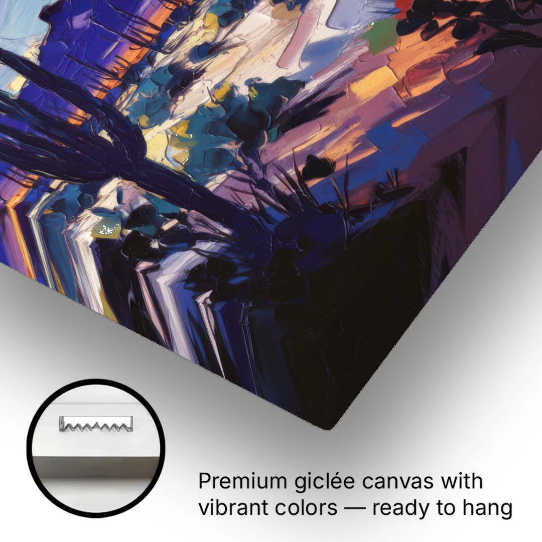 Chandler Desert Night Sky - Canvas Wall Art - Gallery Wrap Corner