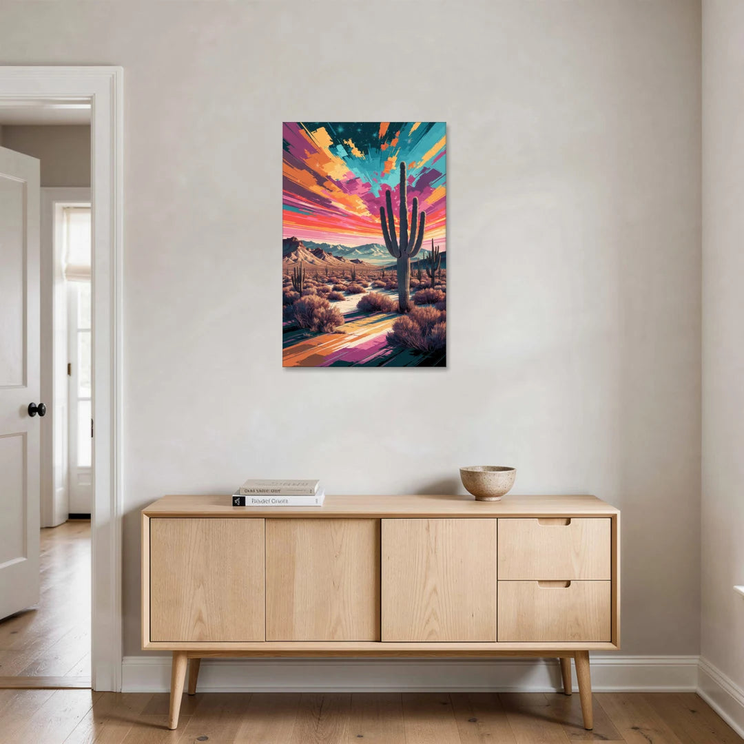 Chandler Desert Sunset - Canvas Wall Art - Coffee Table - 24x36