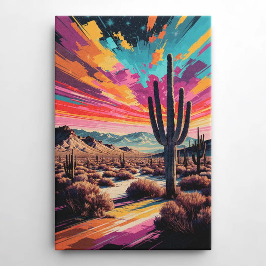 Chandler Desert Sunset - Canvas Wall Art