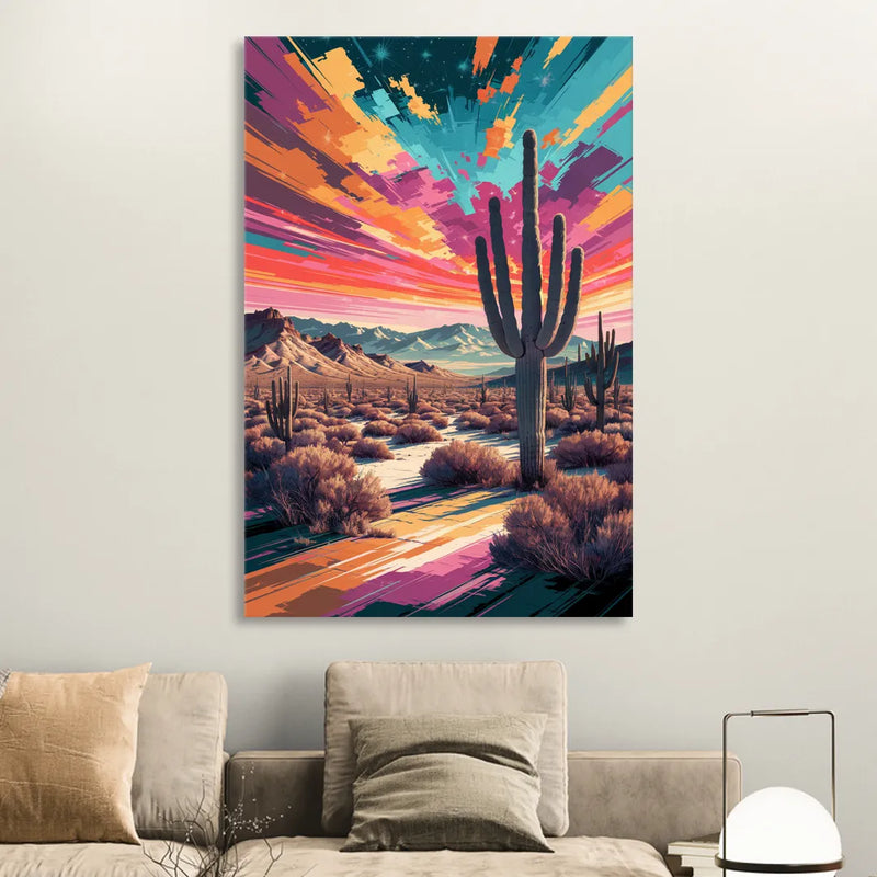 Chandler Desert Sunset Sitting Room - Canvas Wall Art
