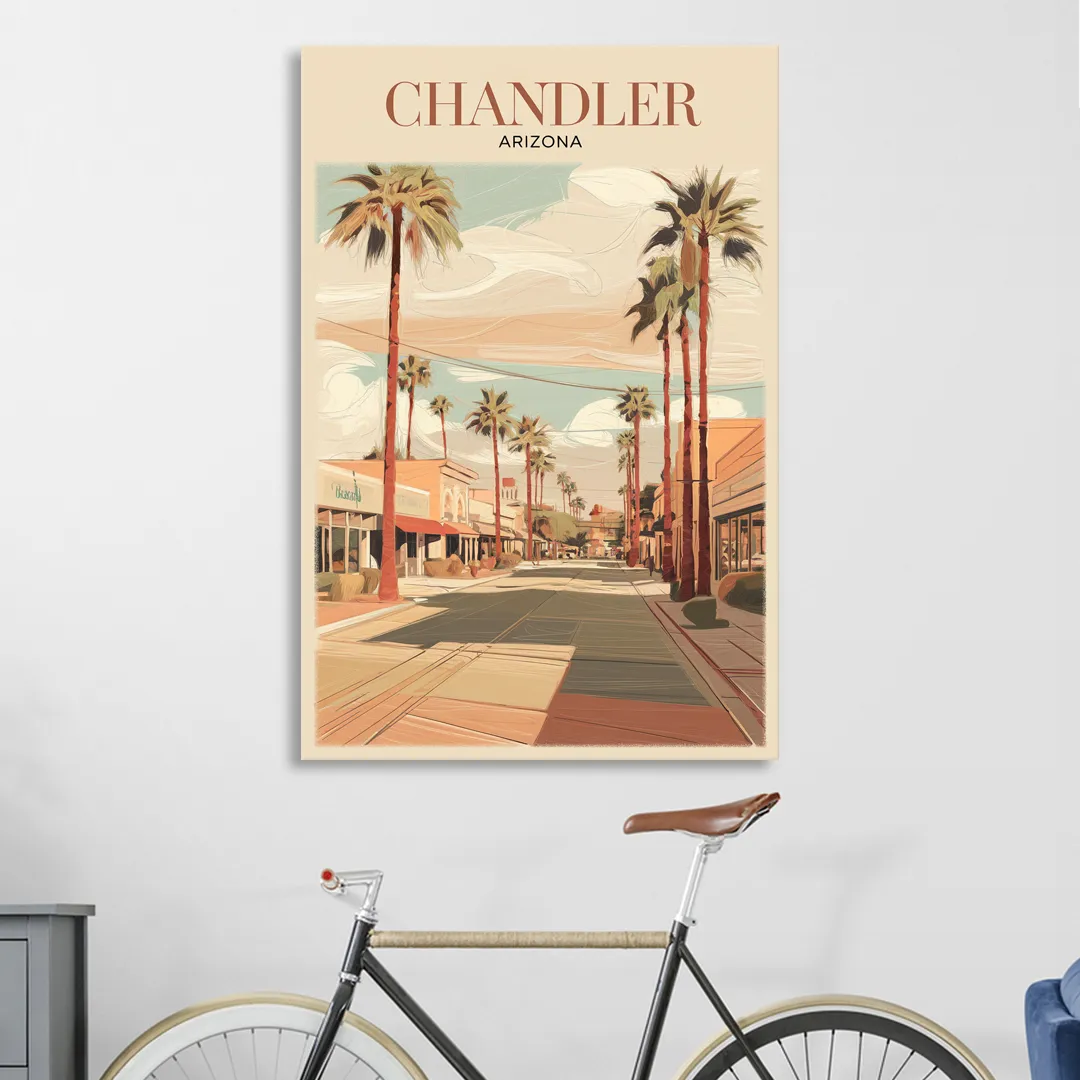 Chandler Downtown Streets Sitting Room - Canvas Wall Art