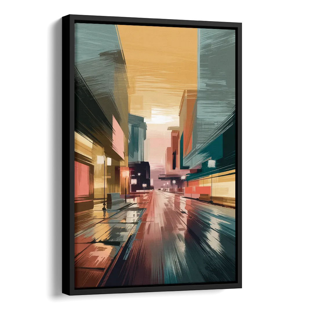 Chandler Scenic Landscape Side - Black Canvas Wall Art