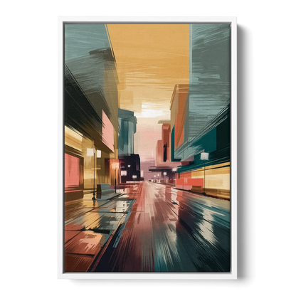 Chandler Scenic Landscape Front - White Canvas Wall Art