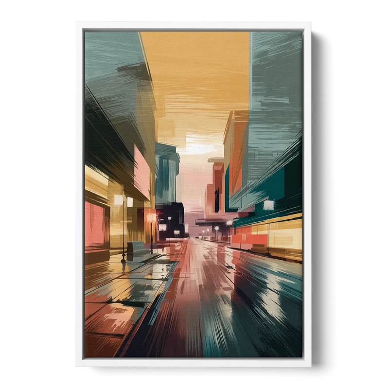 Chandler Scenic Landscape Front - White Canvas Wall Art