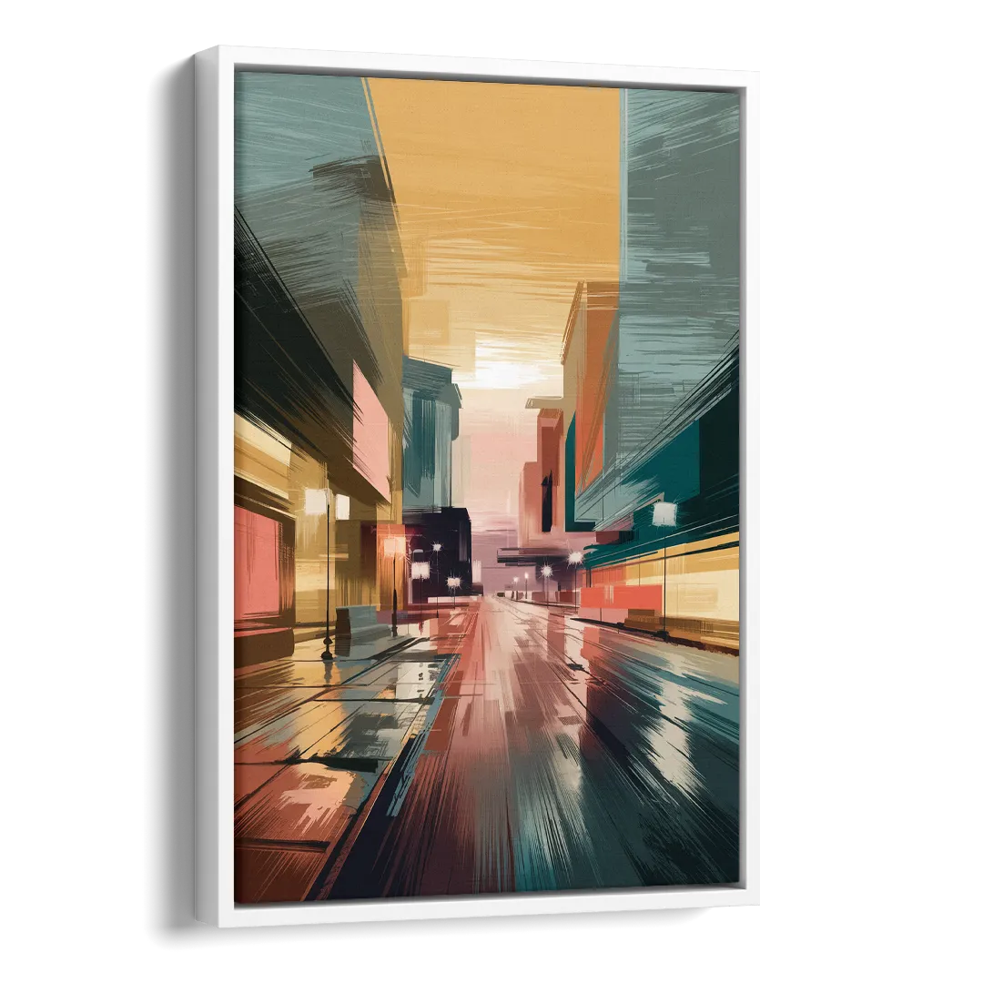 Chandler Scenic Landscape Side - White Canvas Wall Art