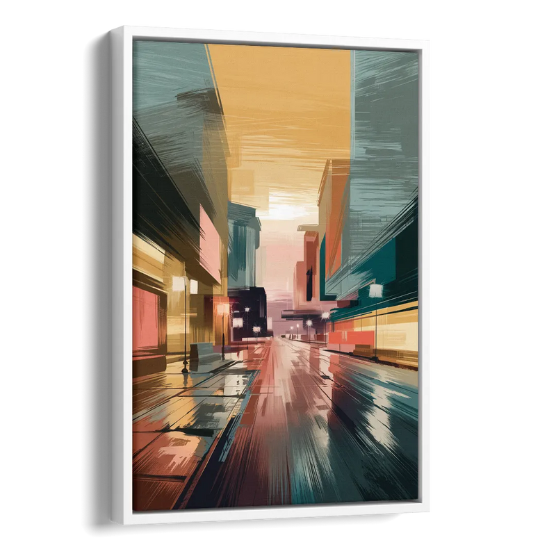 Chandler Scenic Landscape Side - White Canvas Wall Art