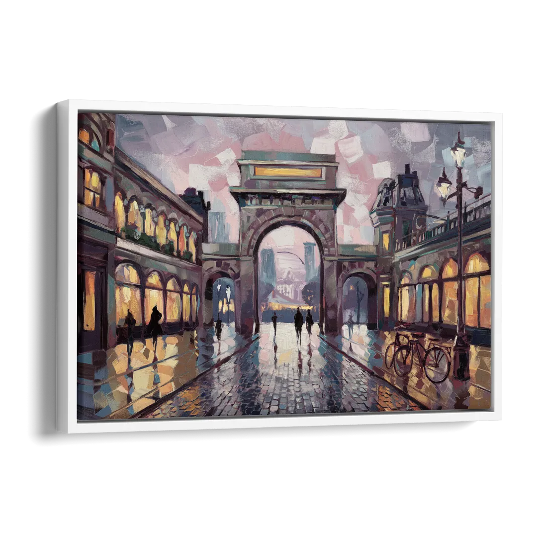 Chandler Urban Charm Side - White Canvas Wall Art