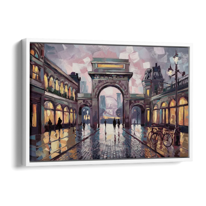 Chandler Urban Charm Side - White Canvas Wall Art