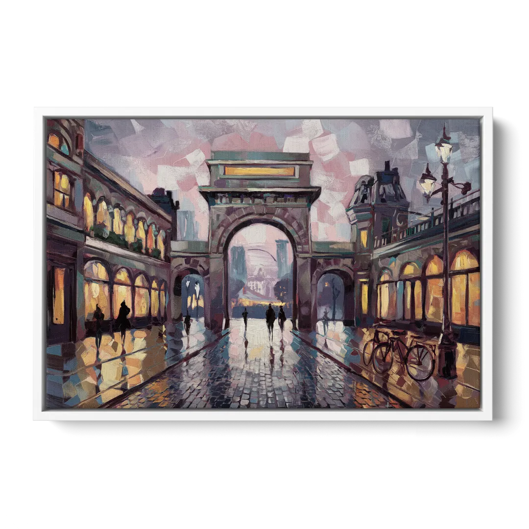 Chandler Urban Charm Front - White Canvas Wall Art