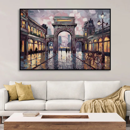 Chandler Urban Charm Sitting Room - Black Canvas Wall Art