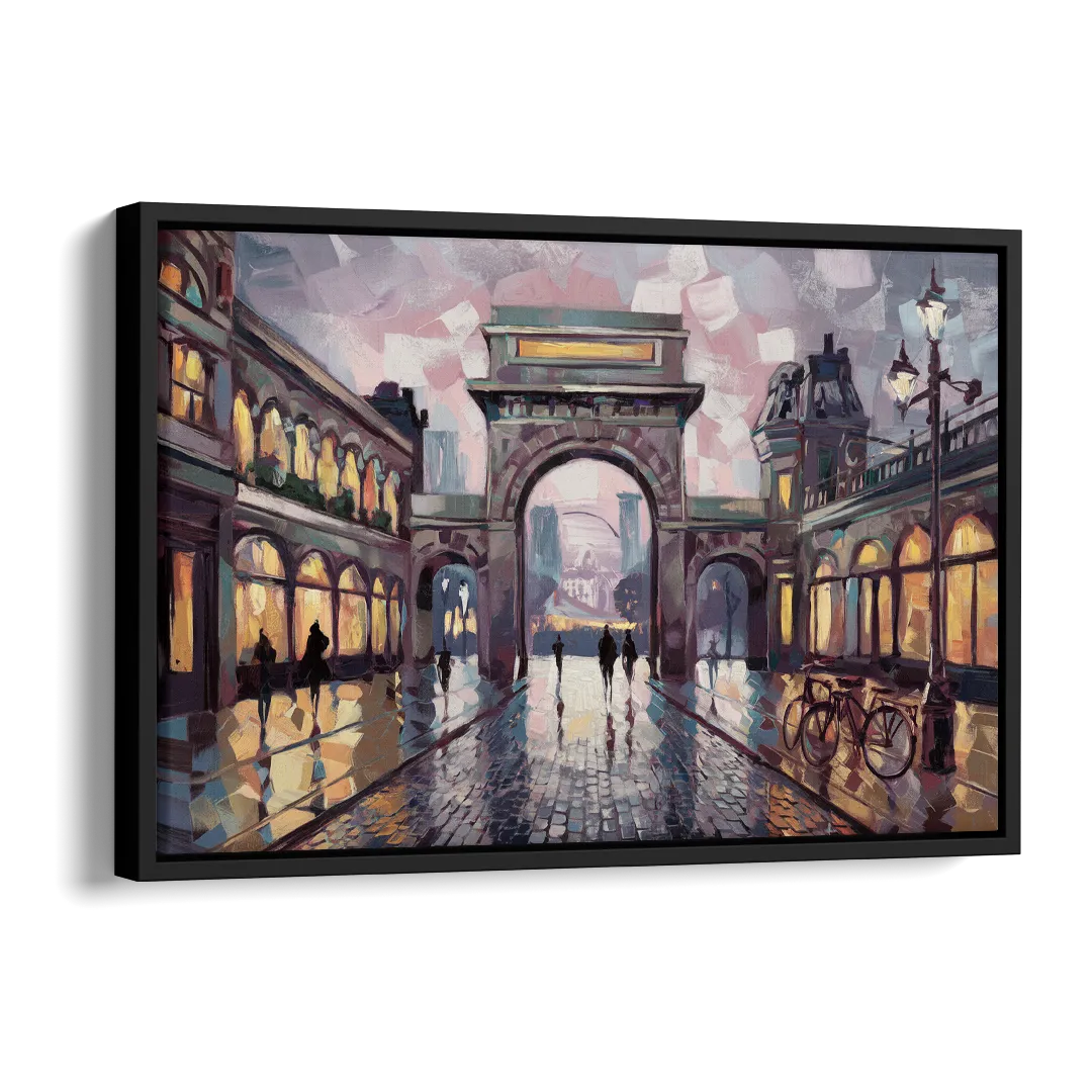 Chandler Urban Charm Side - Black Canvas Wall Art