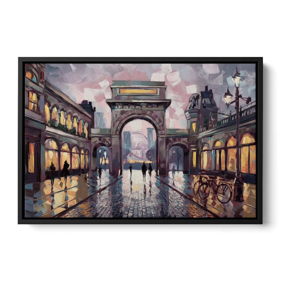 Chandler Urban Charm Front - Black Canvas Wall Art