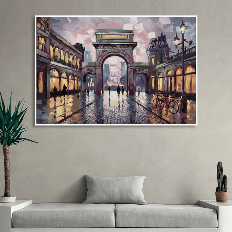 Chandler Urban Charm Sitting Room - White Canvas Wall Art