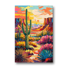 Chandler Vibrant Southwest - Canvas Wall Art - Front