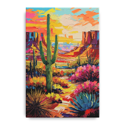 Chandler Vibrant Southwest Front - Canvas Wall Art