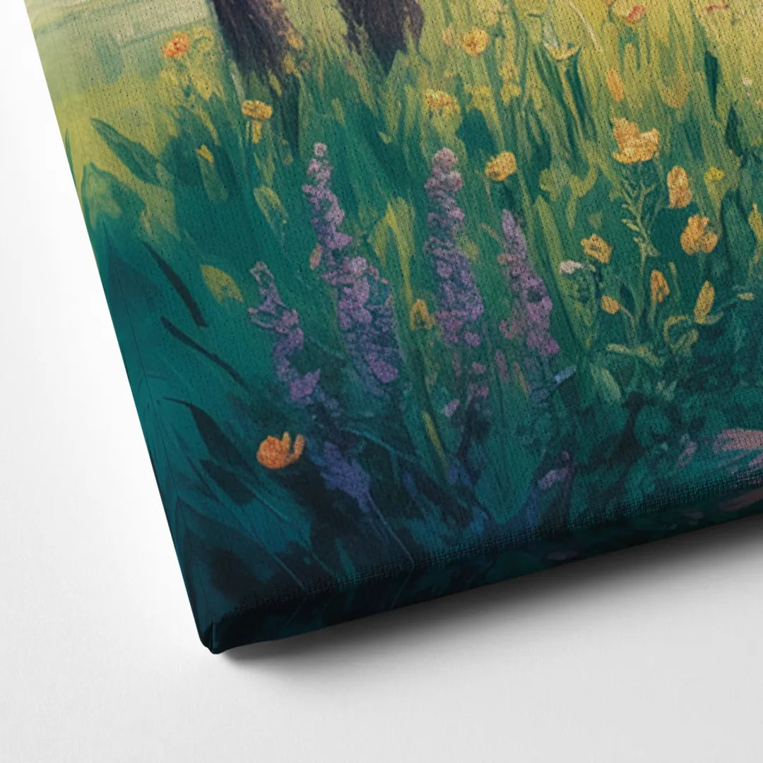 Chapel Serenity Aesthetic Christian Canvas Close Up