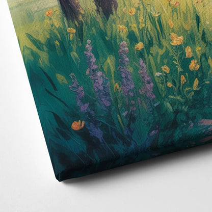 Chapel Serenity Aesthetic Christian Canvas Close Up