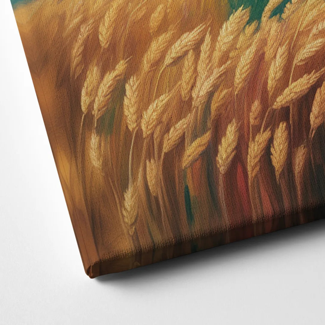 Chapel at Dusk Aesthetic Christian Canvas Close Up
