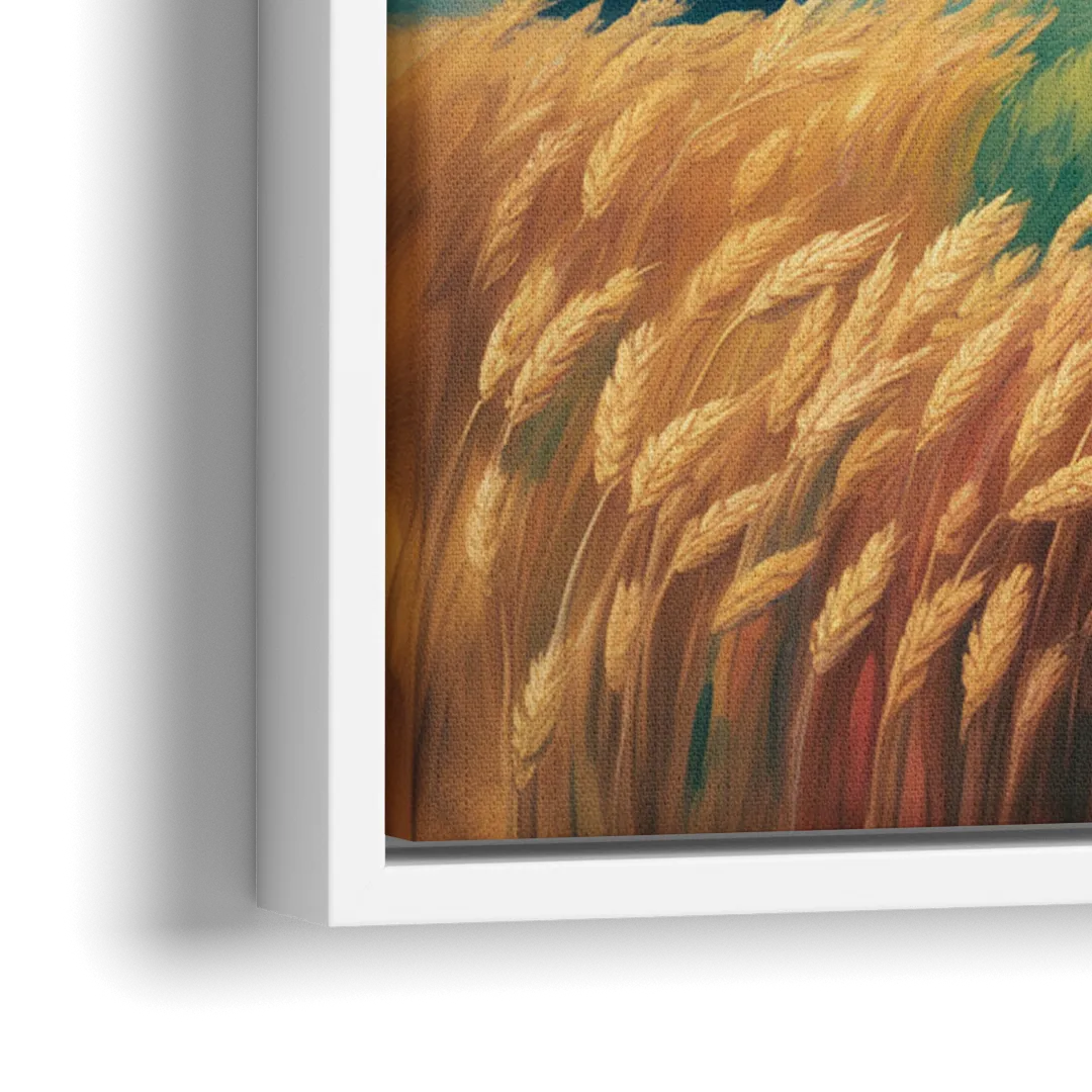 Chapel at Dusk Aesthetic Christian - Close-Up White Frame Canvas