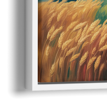 Chapel at Dusk Aesthetic Christian - Close-Up White Frame Canvas