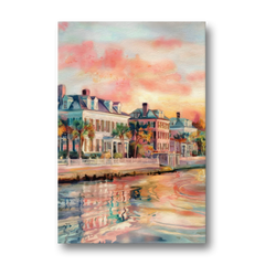 Charleston Battery District - Canvas Wall Art - Front