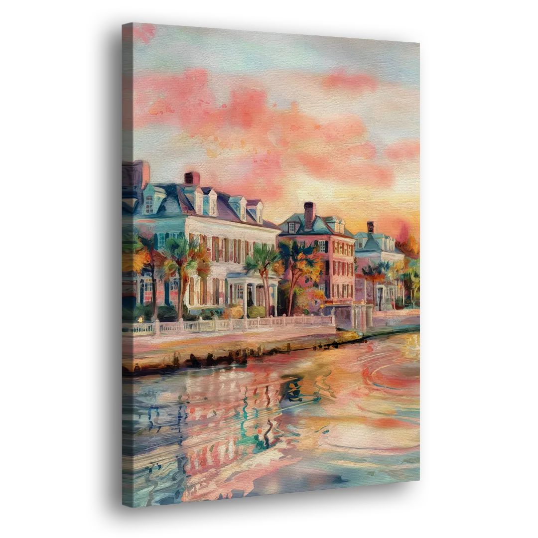 Charleston Battery District Side - Canvas Wall Art