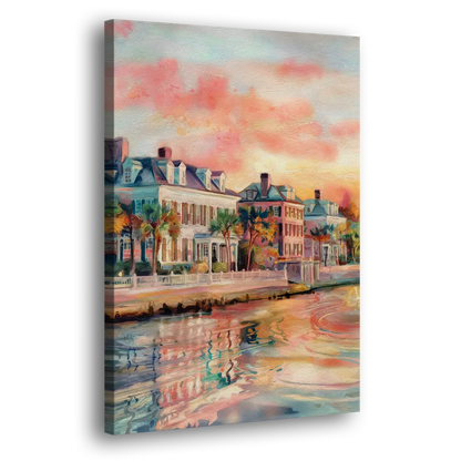 Charleston Battery District Side - Canvas Wall Art