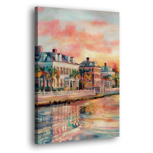 Charleston Battery District Side - Canvas Wall Art