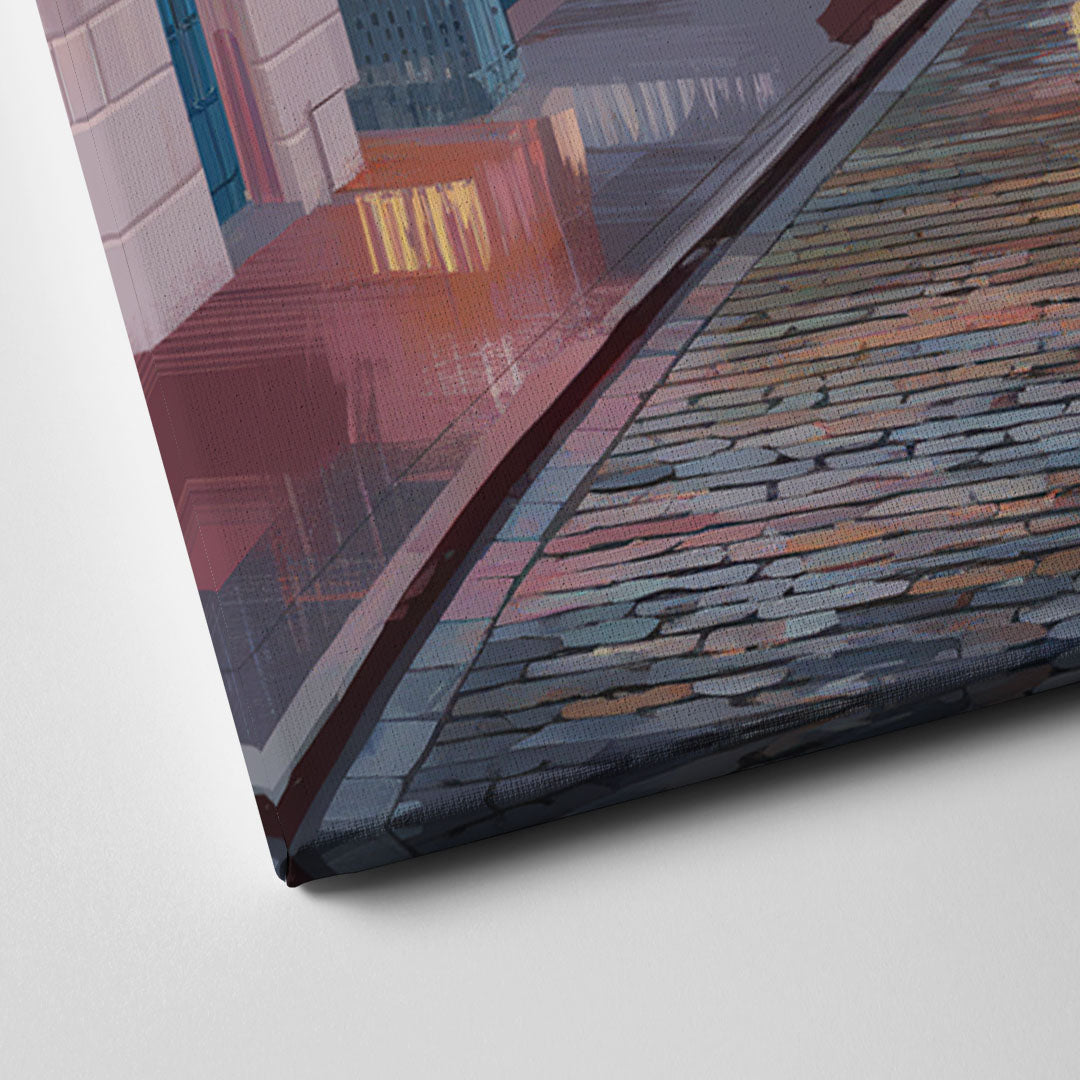 Charleston Cobblestone Streets Canvas Close Up