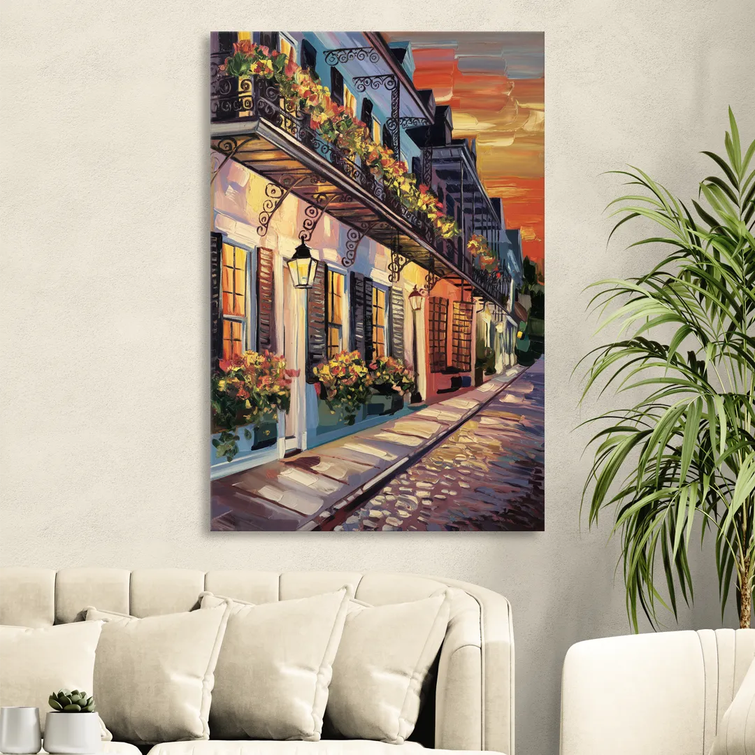Charleston French Quarter Sitting Room - Canvas Wall Art